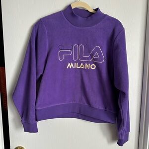 Fila Purple Oversized Hoodie size S